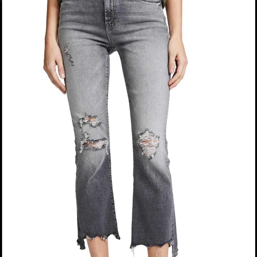 Mother Denim -the insider crop step chew